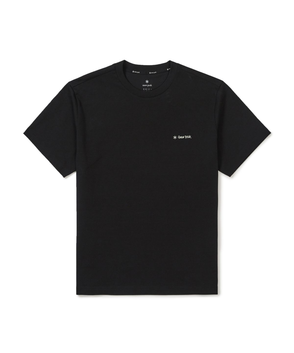 스노우피크 어패럴(SNOWPEAK APPAREL) 에어로쿨 두들 그래픽 반팔 티셔츠 (S26MUFTS30) Black