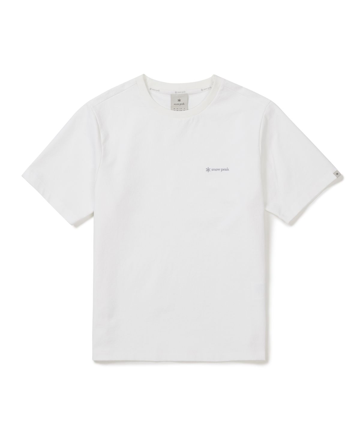 스노우피크 어패럴(SNOWPEAK APPAREL) 클래식 우븐 여성 반팔 티셔츠 (S26MWTTS17) White