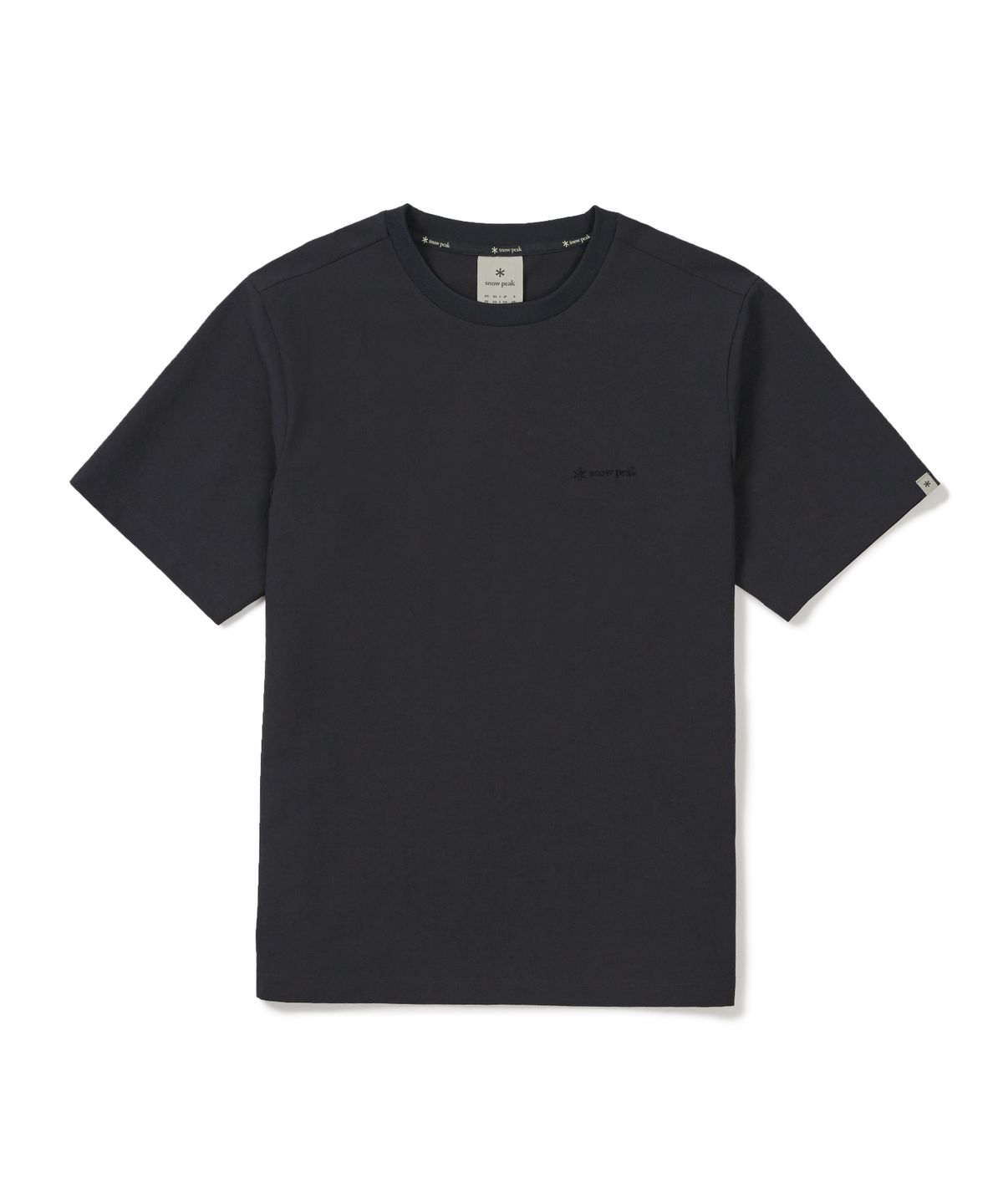 스노우피크 어패럴(SNOWPEAK APPAREL) 클래식 우븐 여성 반팔 티셔츠 (S26MWTTS17) Black