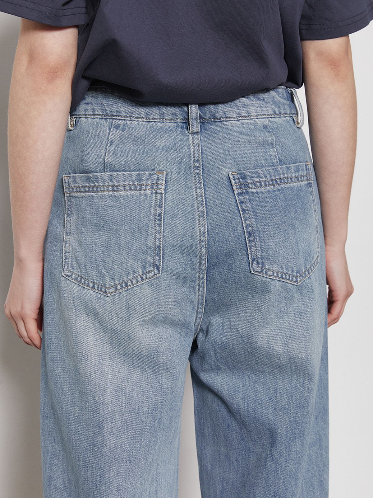레이허(RAYHER) SOFT FIT STRAIGHT DENIM