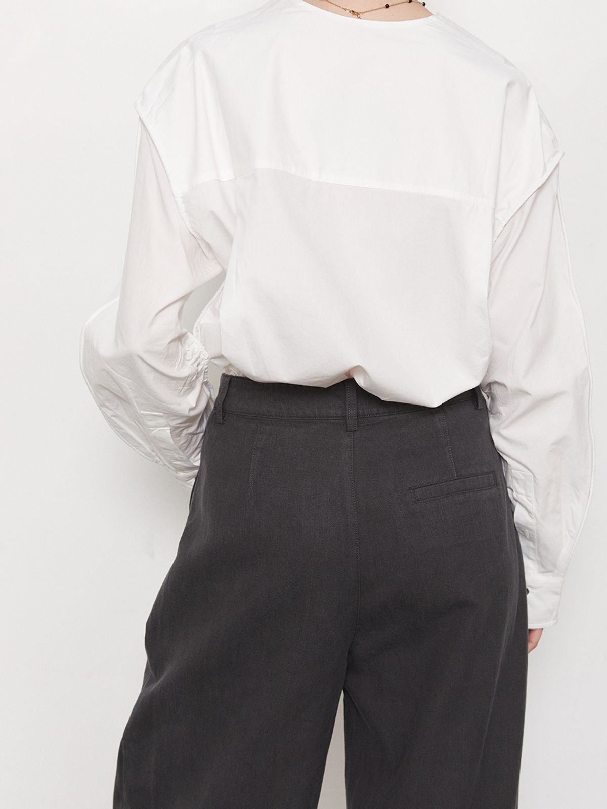 레이허(RAYHER) COTTON LYOCELL TUCK SLACKS[2COLORS]