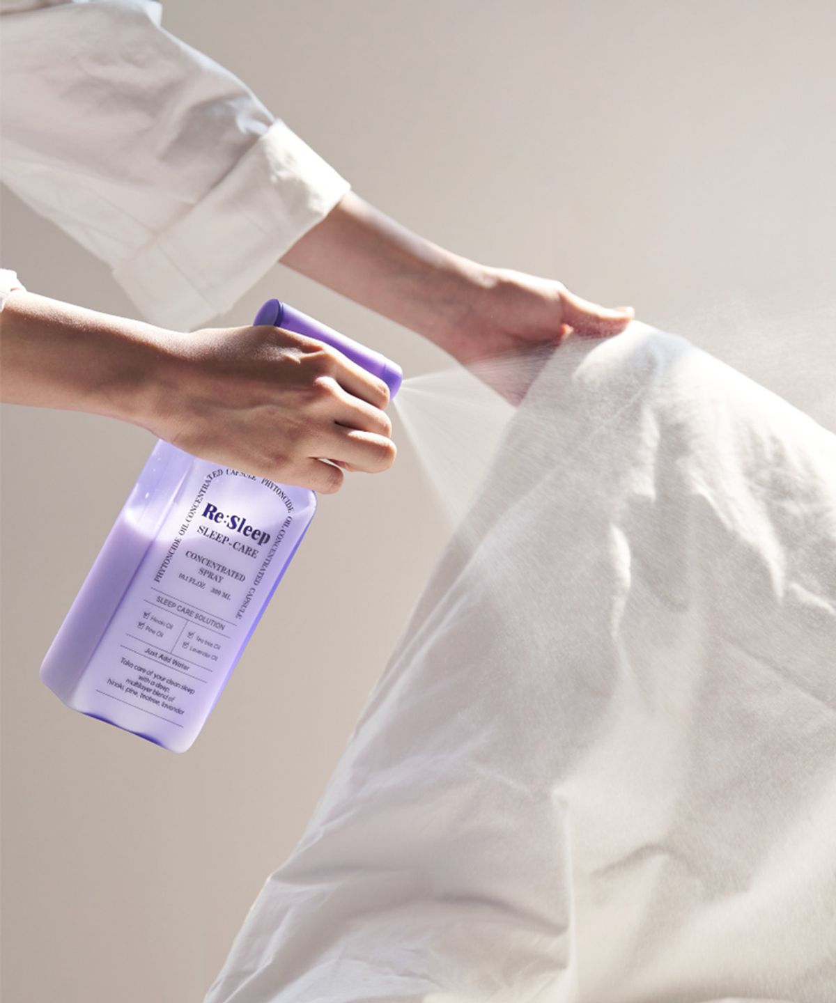 리슬립(RESLEEP) [본품 2개 분량] 슬립케어 피톤치드 스프레이 300ml 더블 세트 (본품+리필)(섬유탈취제)