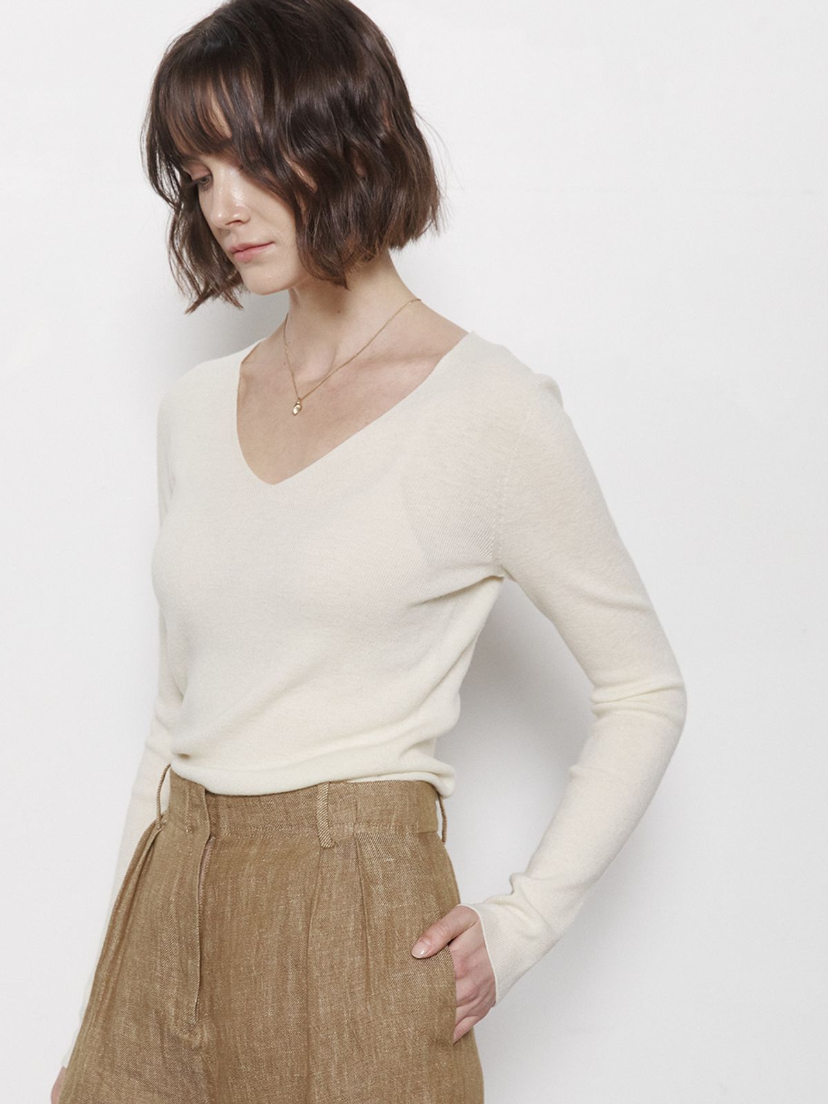 레이허(RAYHER) ESSENTIAL V-KNIT[2COLORS]