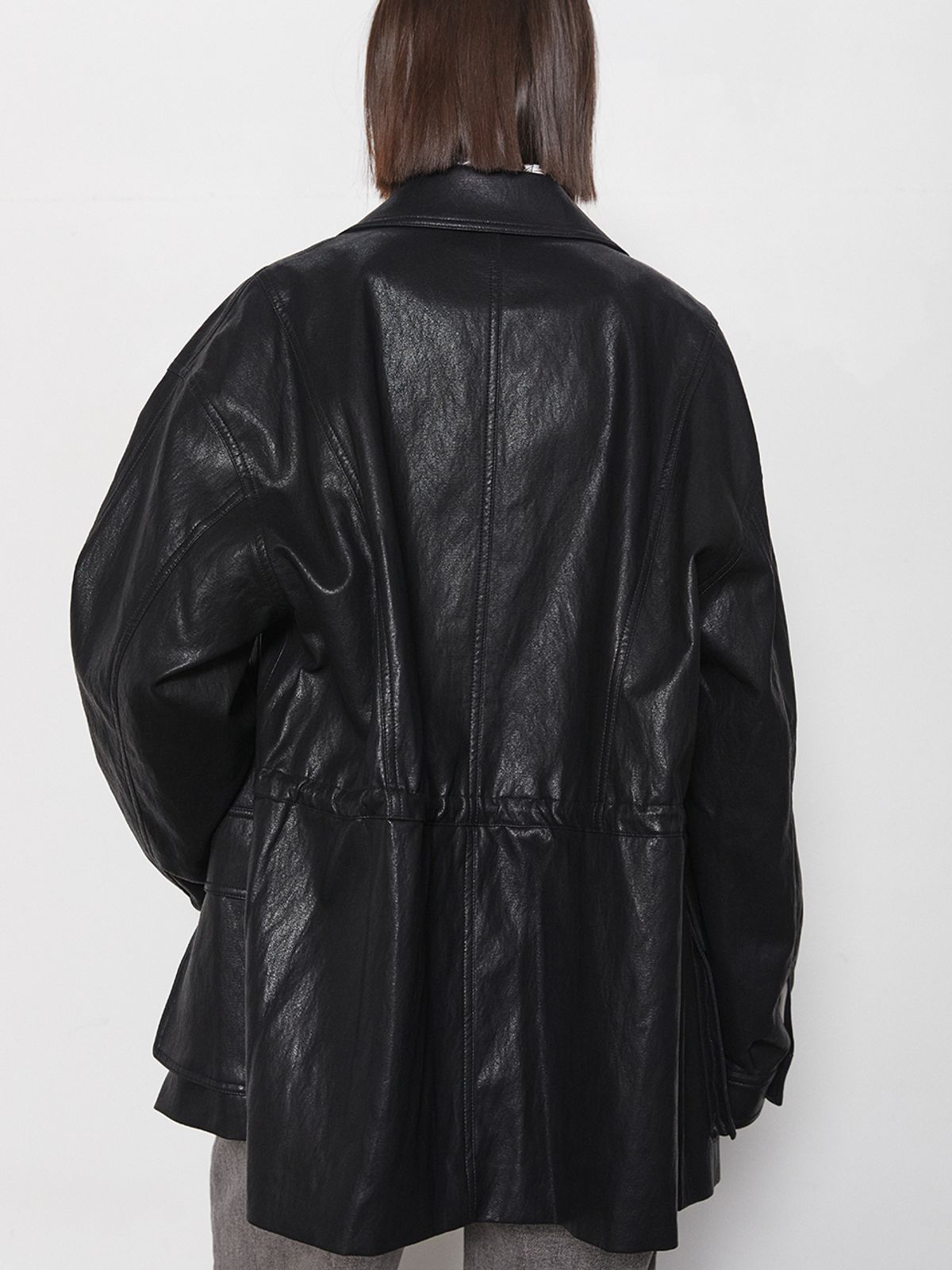 레이허(RAYHER) LIGHT PU OVERSIZED JACKET