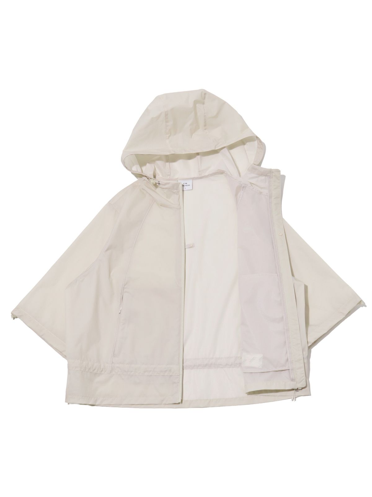 아이더(EIDER) SHEER (시어) 여성 3LAYER 숏 자켓_CREAM BEIGE