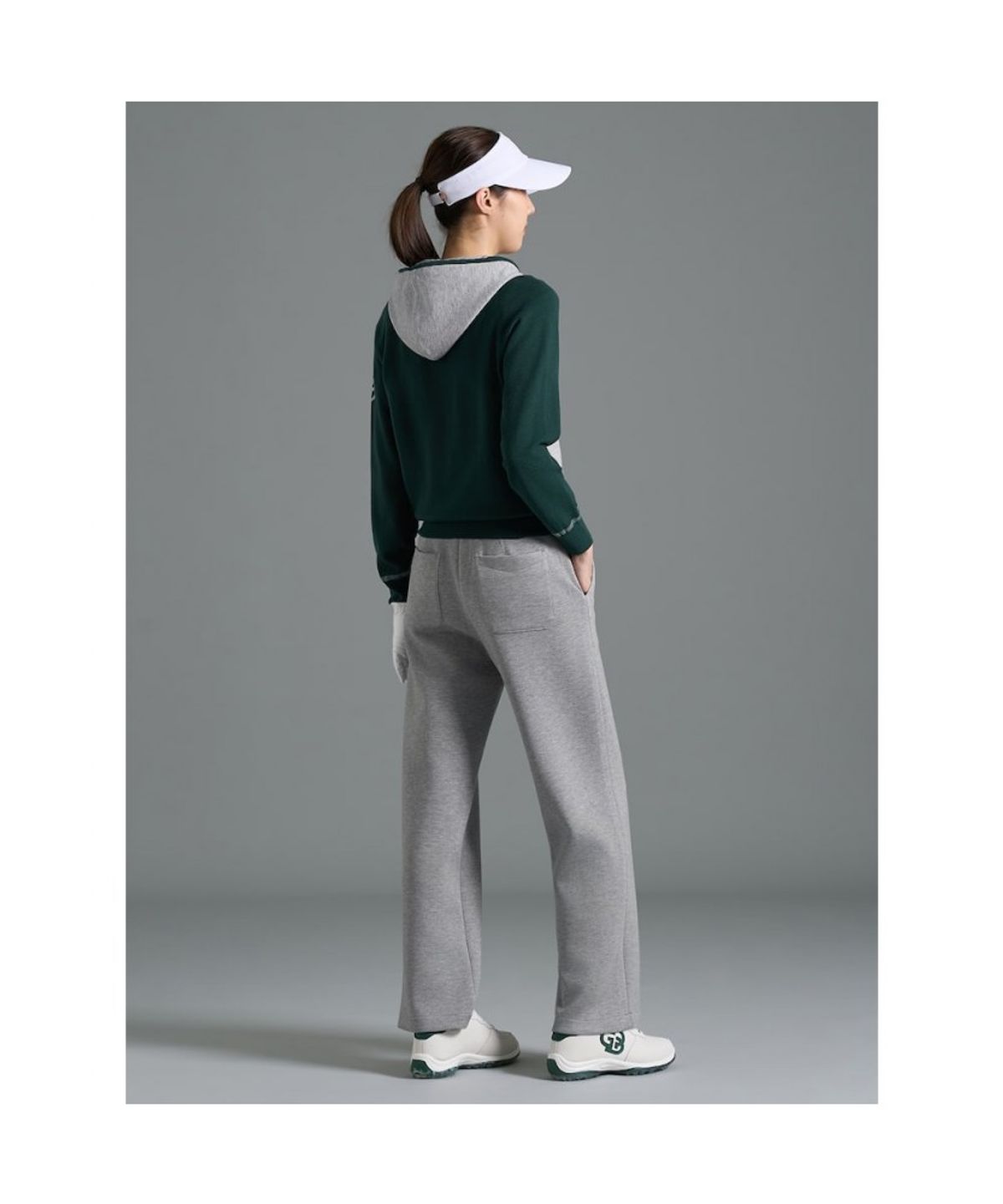 빈폴골프(BEANPOLE GOLF) 여성 후드 긴소매 풀오버 - 그린