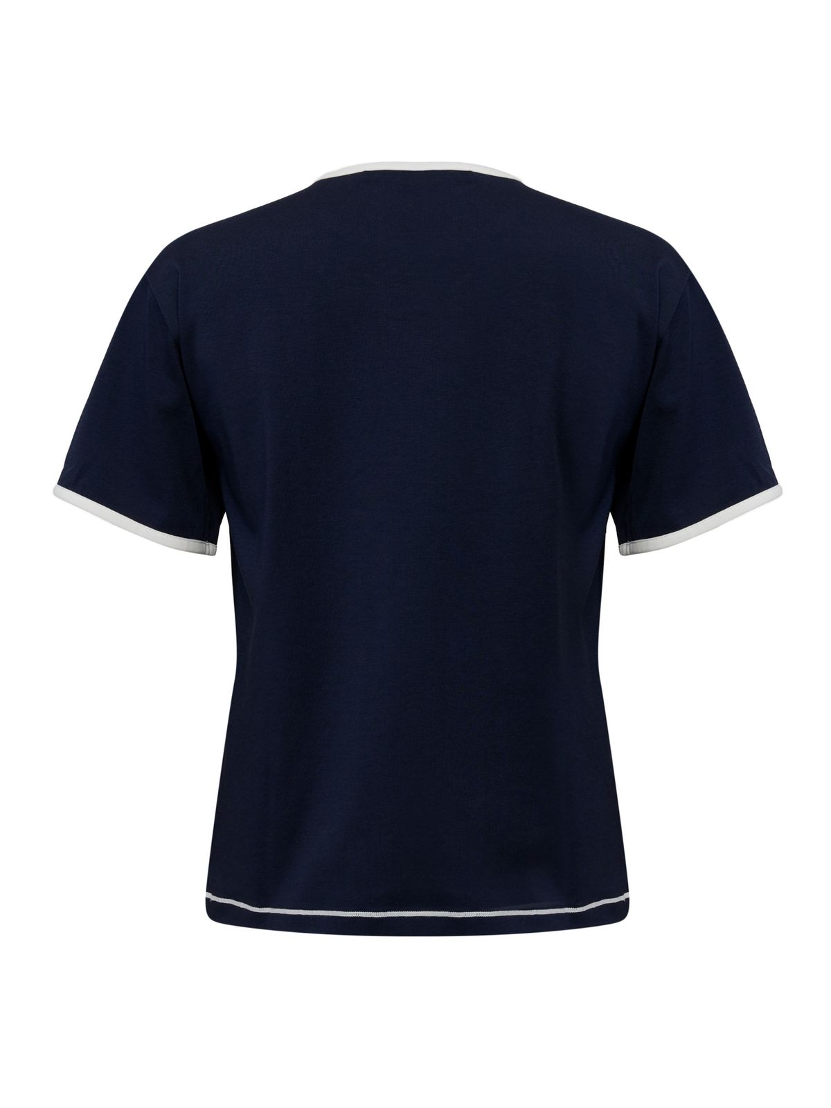 아이더(EIDER) SHEER (시어) 여성 링거 반팔 티셔츠_Dark Navy