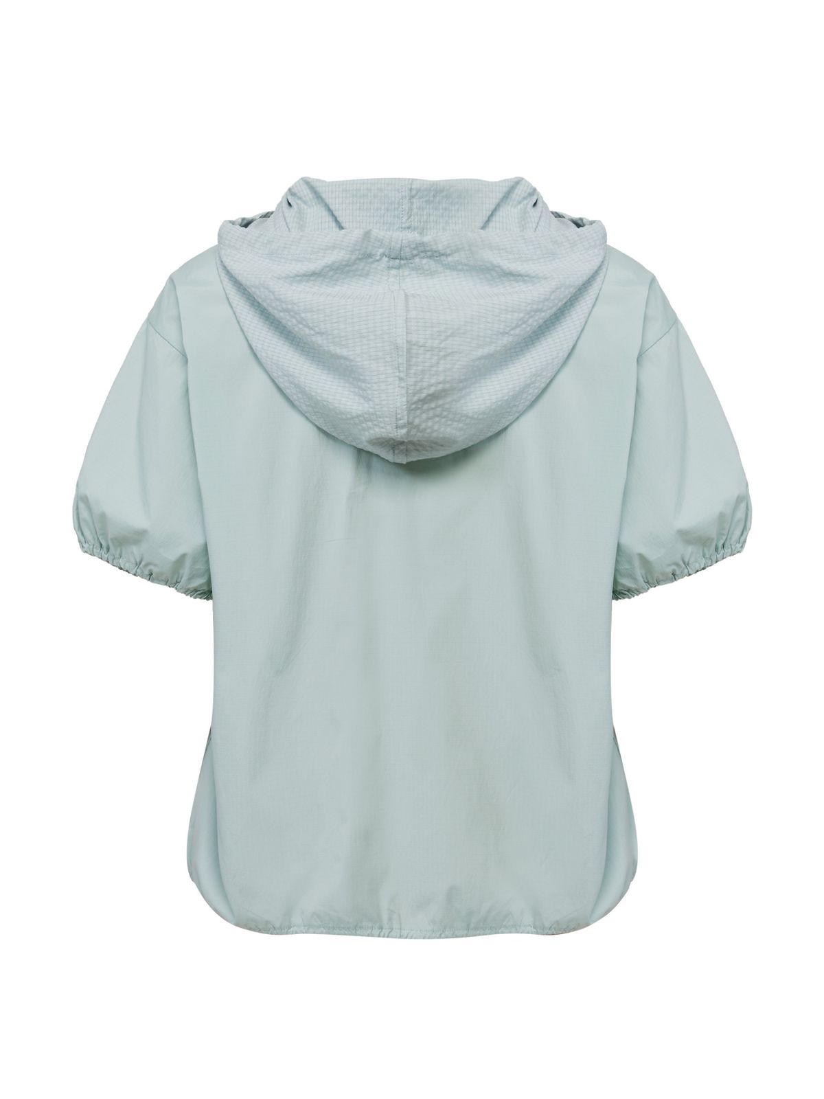 아이더(EIDER) SHEER (시어) 여성 퍼프 후드 반팔 티셔츠_MINT