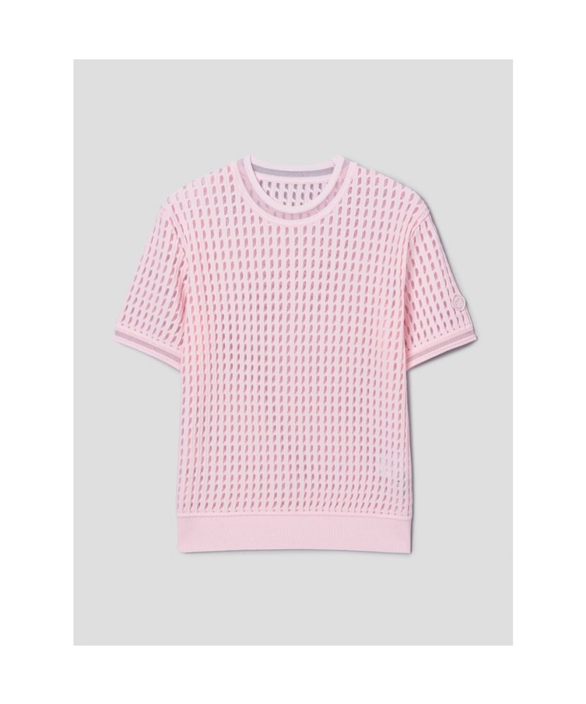 빈폴골프(BEANPOLE GOLF) 여성 변형 케이블 반소매 풀오버 - 라이트 핑크