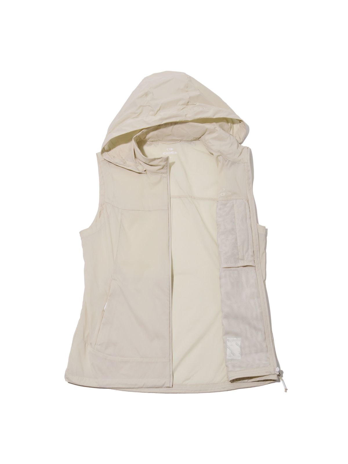 아이더(EIDER) PURE LITE (퓨어 라이트) 여성 경량 방풍 베스트_CREAM BEIGE