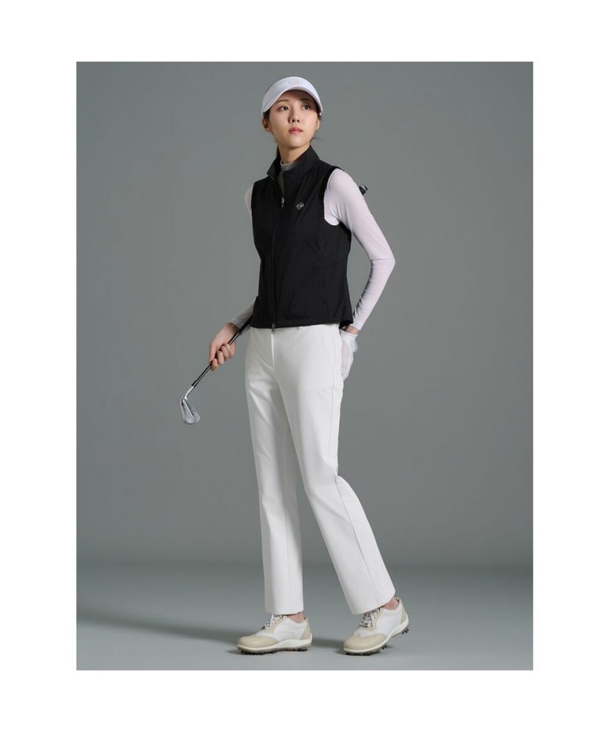 빈폴골프(BEANPOLE GOLF) [B_under] 여성 후레쉬 포인트 스윙 베스트 - 블랙
