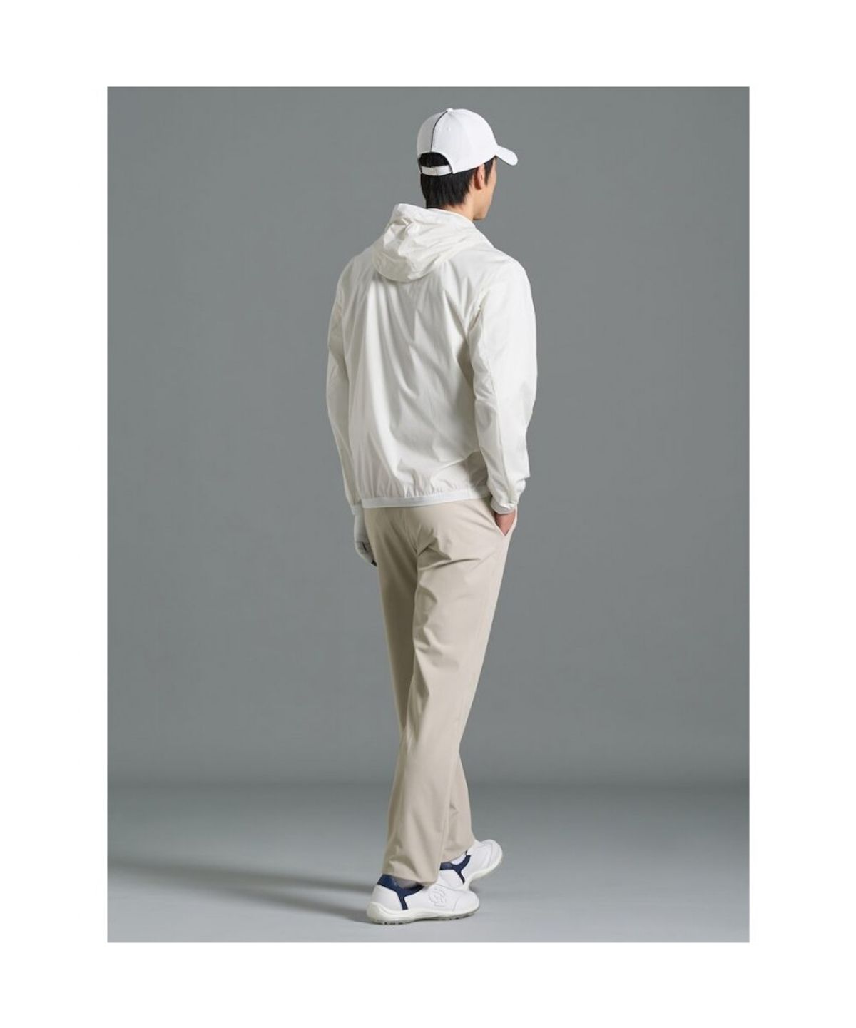 빈폴골프(BEANPOLE GOLF) [B_under] 남성 퍼포먼스 후디 점퍼 - 화이트