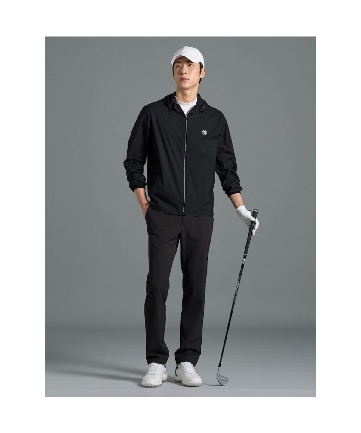 빈폴골프(BEANPOLE GOLF) [B_under] 남성 퍼포먼스 후디 점퍼 - 블랙