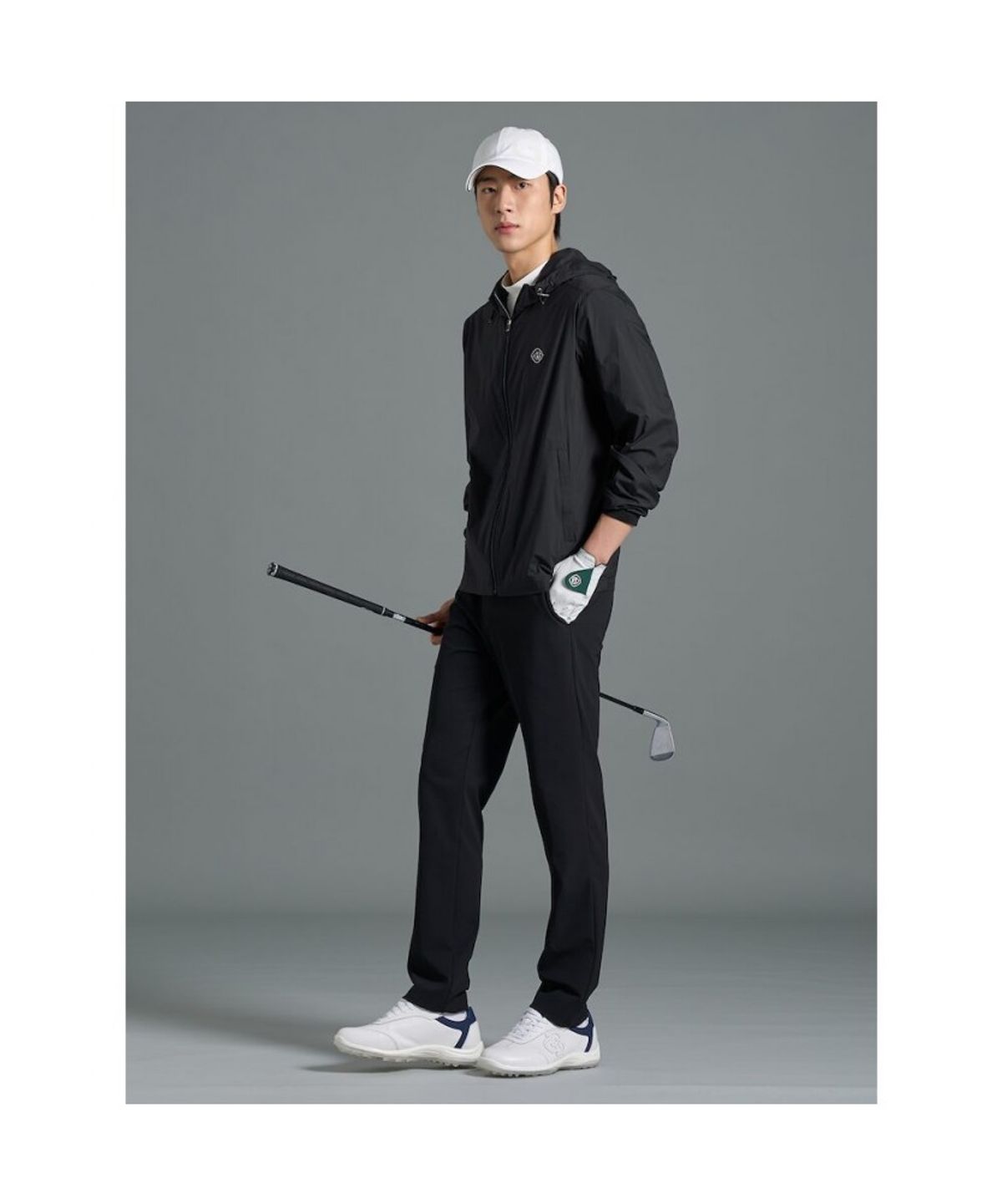 빈폴골프(BEANPOLE GOLF) [B_under] 남성 퍼포먼스 후디 점퍼 - 블랙