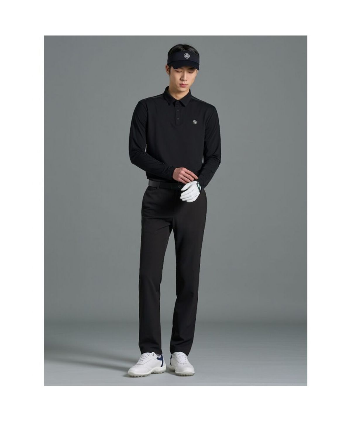 빈폴골프(BEANPOLE GOLF) [B_under] 남성 냉감 칼라 티셔츠 - 블랙