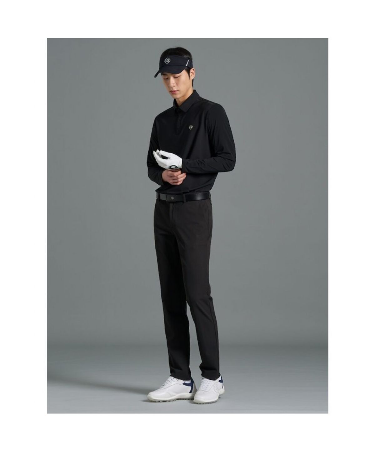 빈폴골프(BEANPOLE GOLF) [B_under] 남성 냉감 칼라 티셔츠 - 블랙