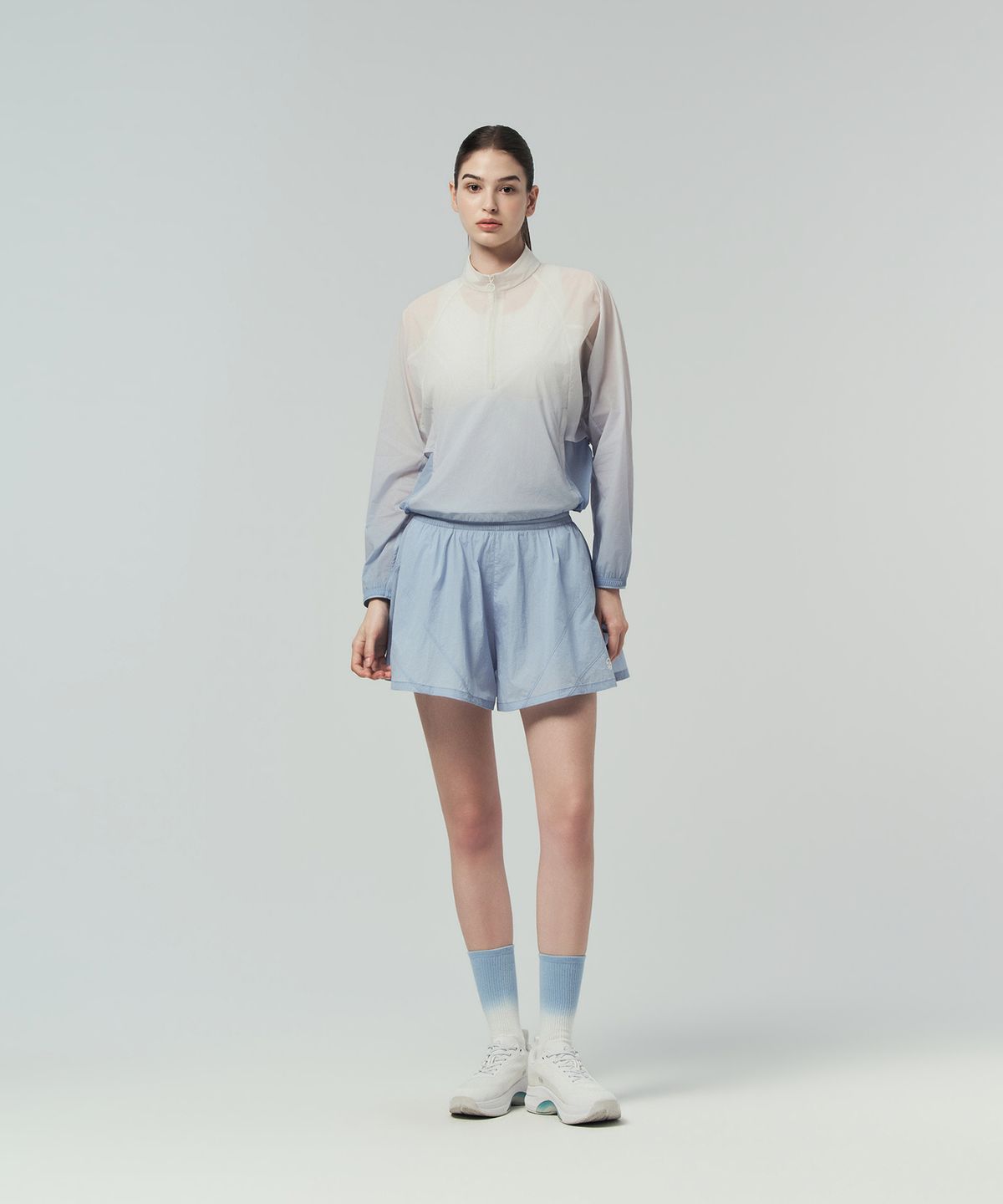 세르지오 타키니(SERGIO TACCHINI) W 쿠쉬라이트 경량 스커티 쇼츠 (L.Indigo)
