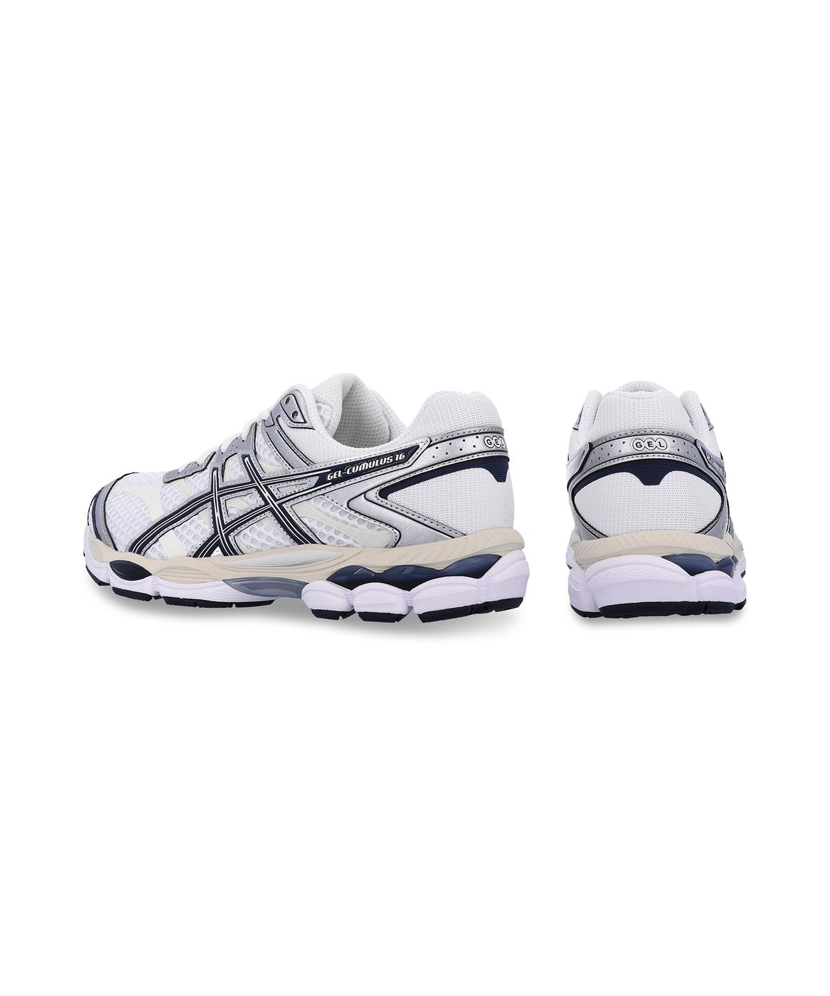 아식스(ASICS) 젤-큐뮬러스 16 - 화이트:미드나이트 / 1203A733-103