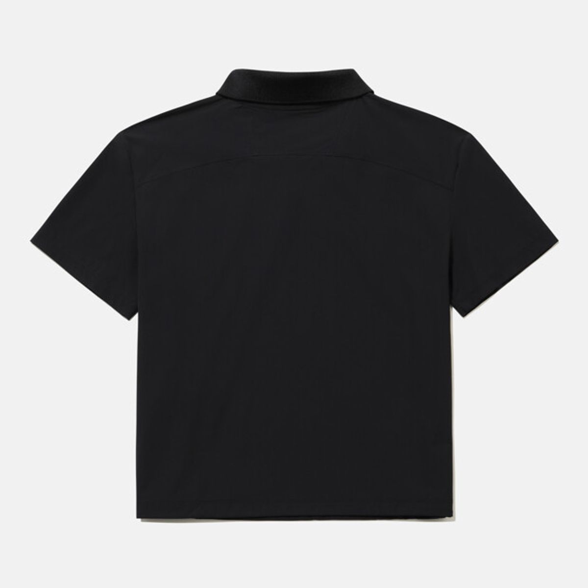 데상트(DESCENTE) 우먼스 쿨링 우븐 폴로 반팔 티셔츠 블랙 SR122PPS31