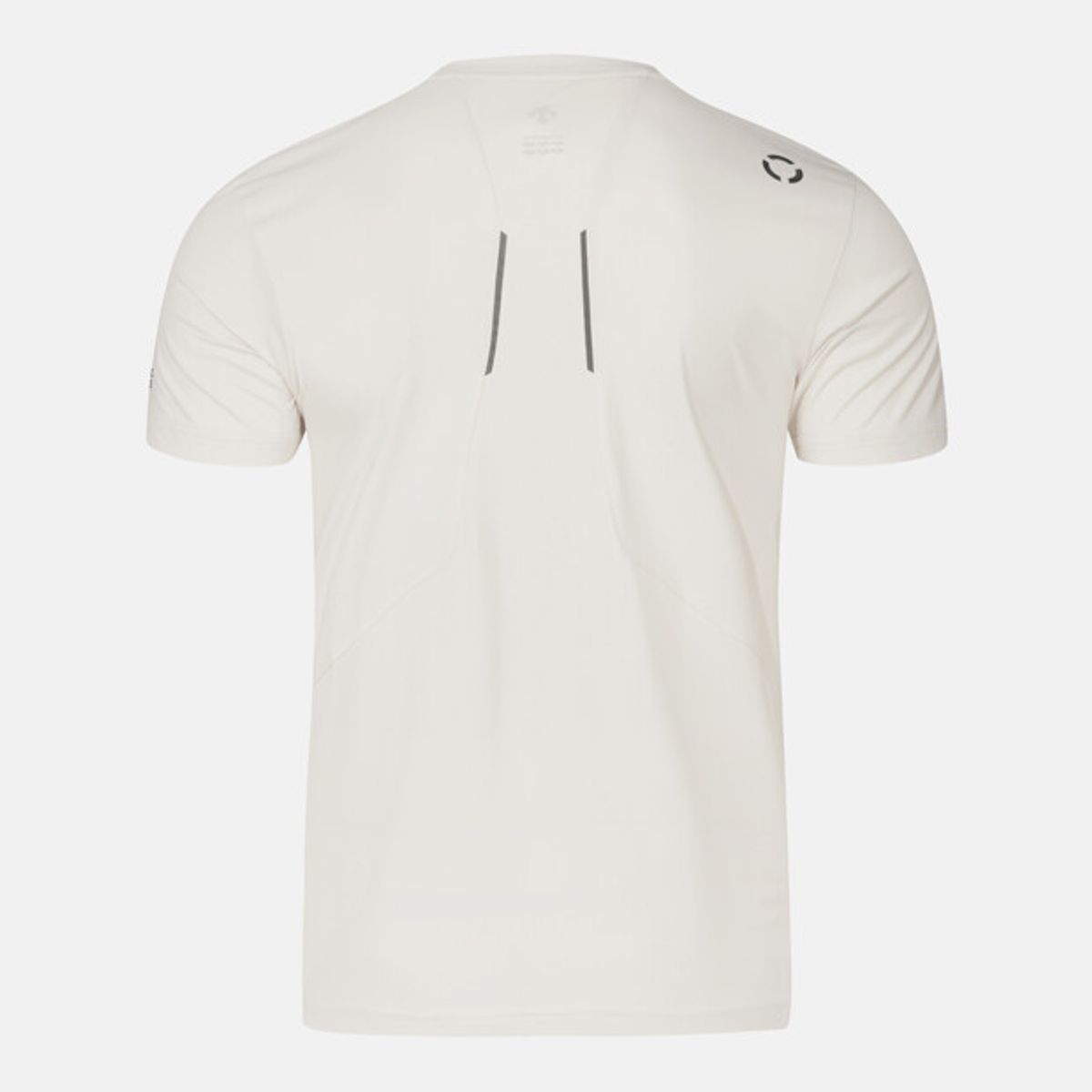 데상트(DESCENTE) 러닝 소프트 폴리 반팔 티셔츠 크림 SR223RTS43