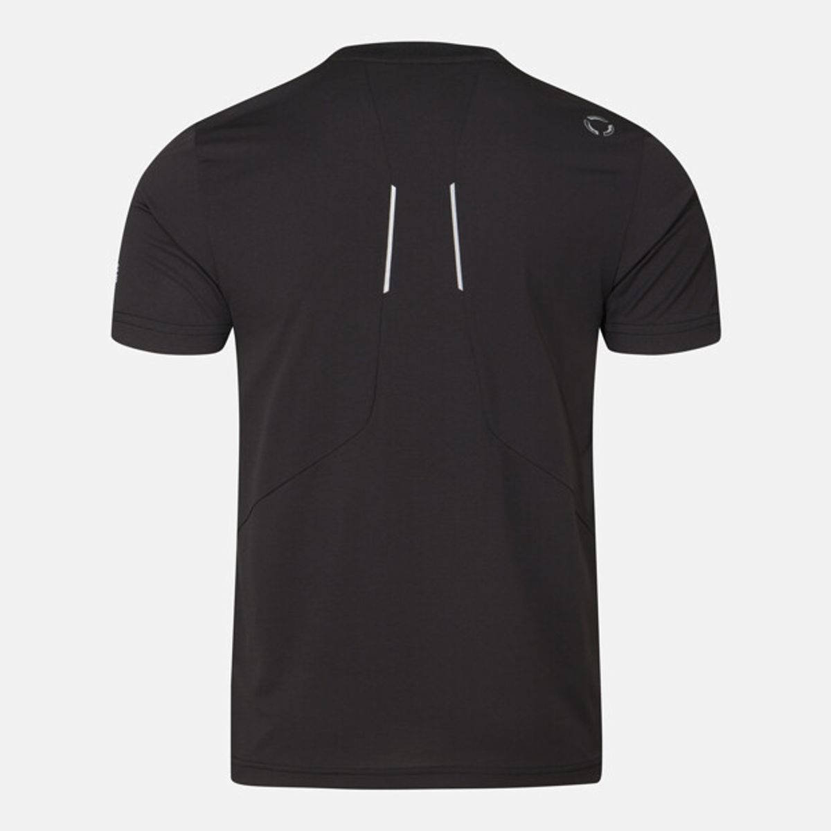 데상트(DESCENTE) 러닝 소프트 폴리 반팔 티셔츠 블랙 SR223RTS43