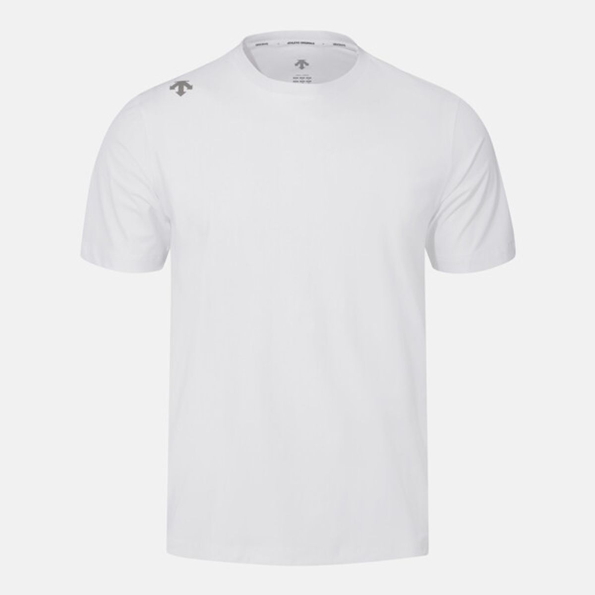 데상트(DESCENTE) 러닝 트리코트 반팔 티셔츠 화이트 SR223RTS44