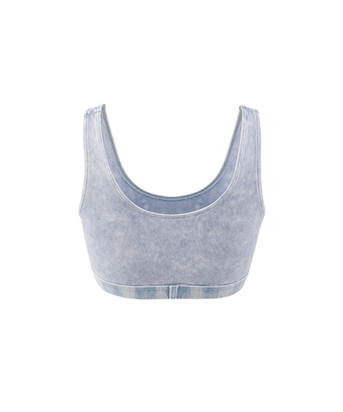리 바디웨어(LEE BODYWEAR) 시그니처 피그먼트 브라탑_데님블루