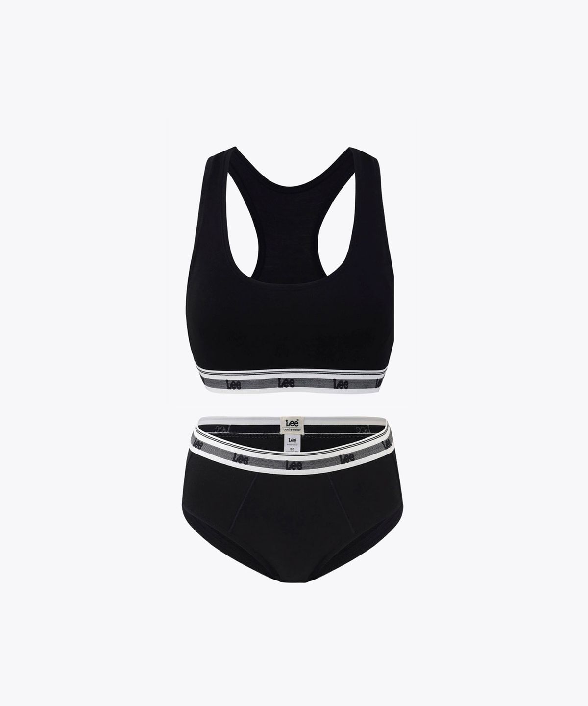 리 바디웨어(LEE BODYWEAR) 에센셜 소프트 터치 브라탑 브리프 세트_3Colors