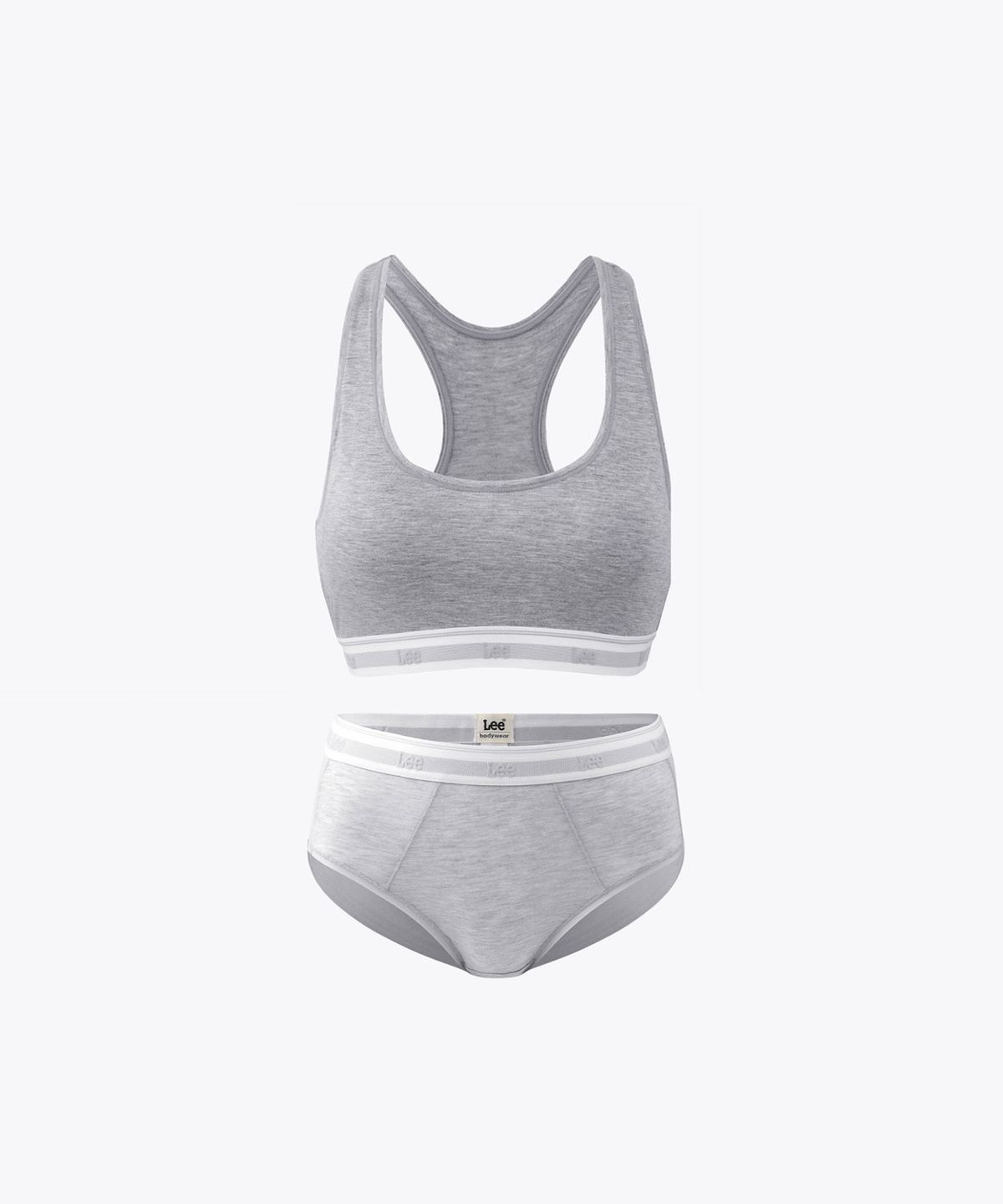 리 바디웨어(LEE BODYWEAR) 에센셜 소프트 터치 브라탑 브리프 세트_3Colors