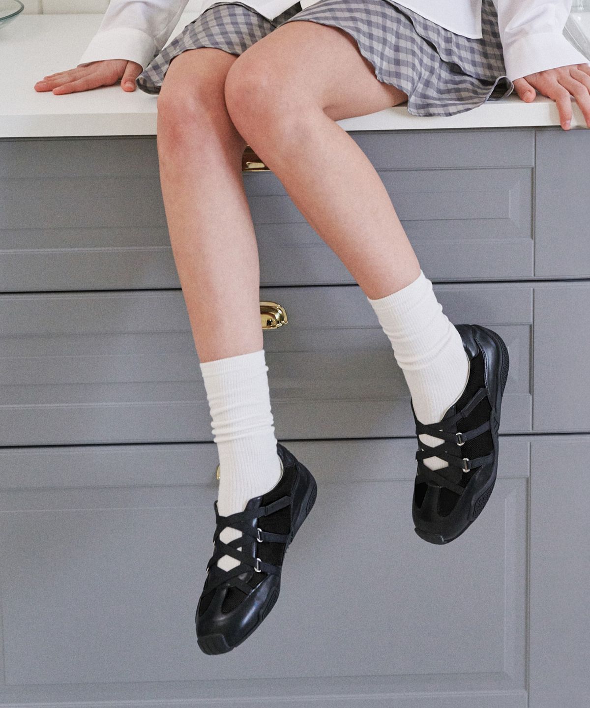 에이티티(ATT) Active Cross Strap Sneakers (att6028)