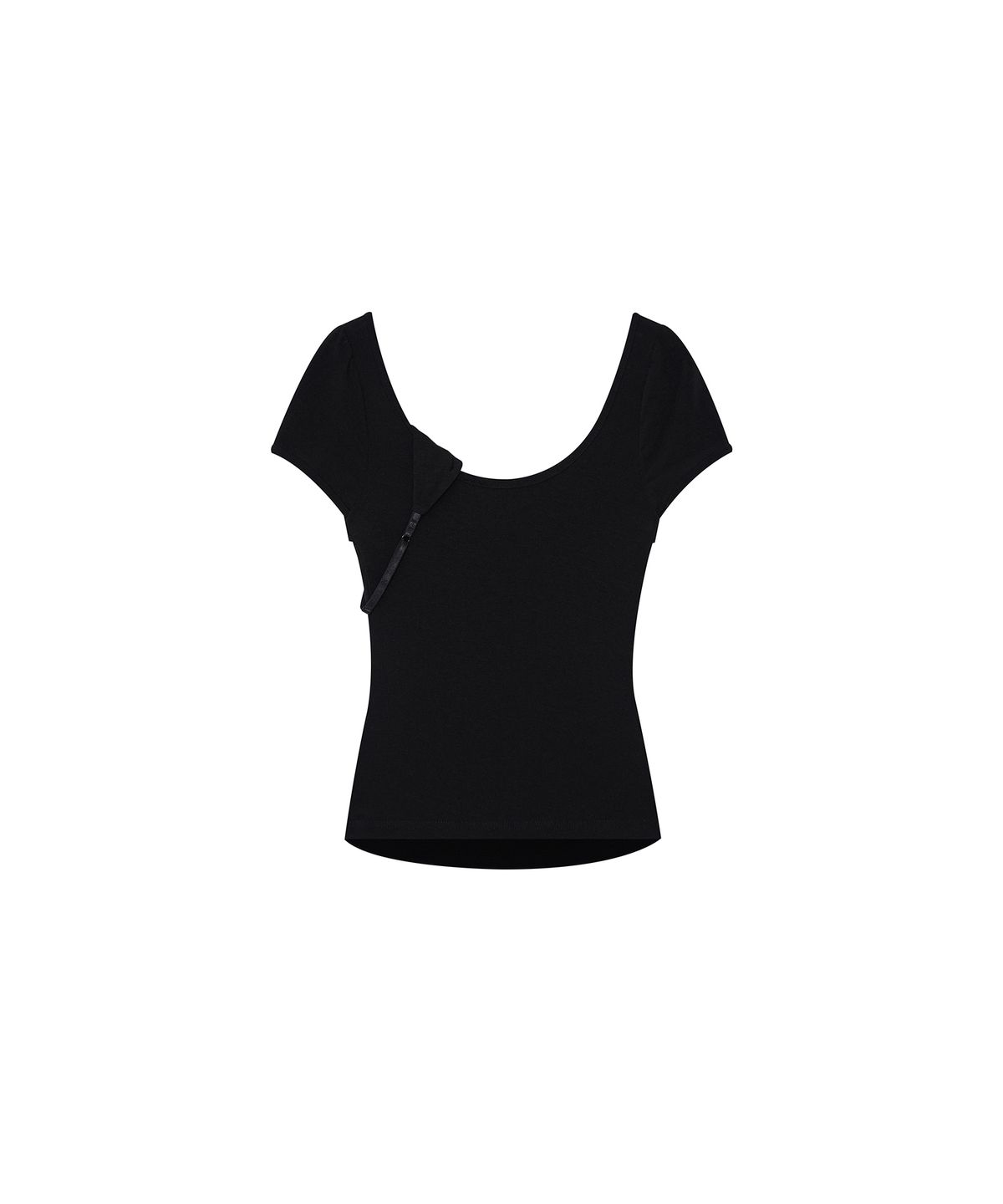 카시코(KASHIKO) Peek-a-boo Top Black