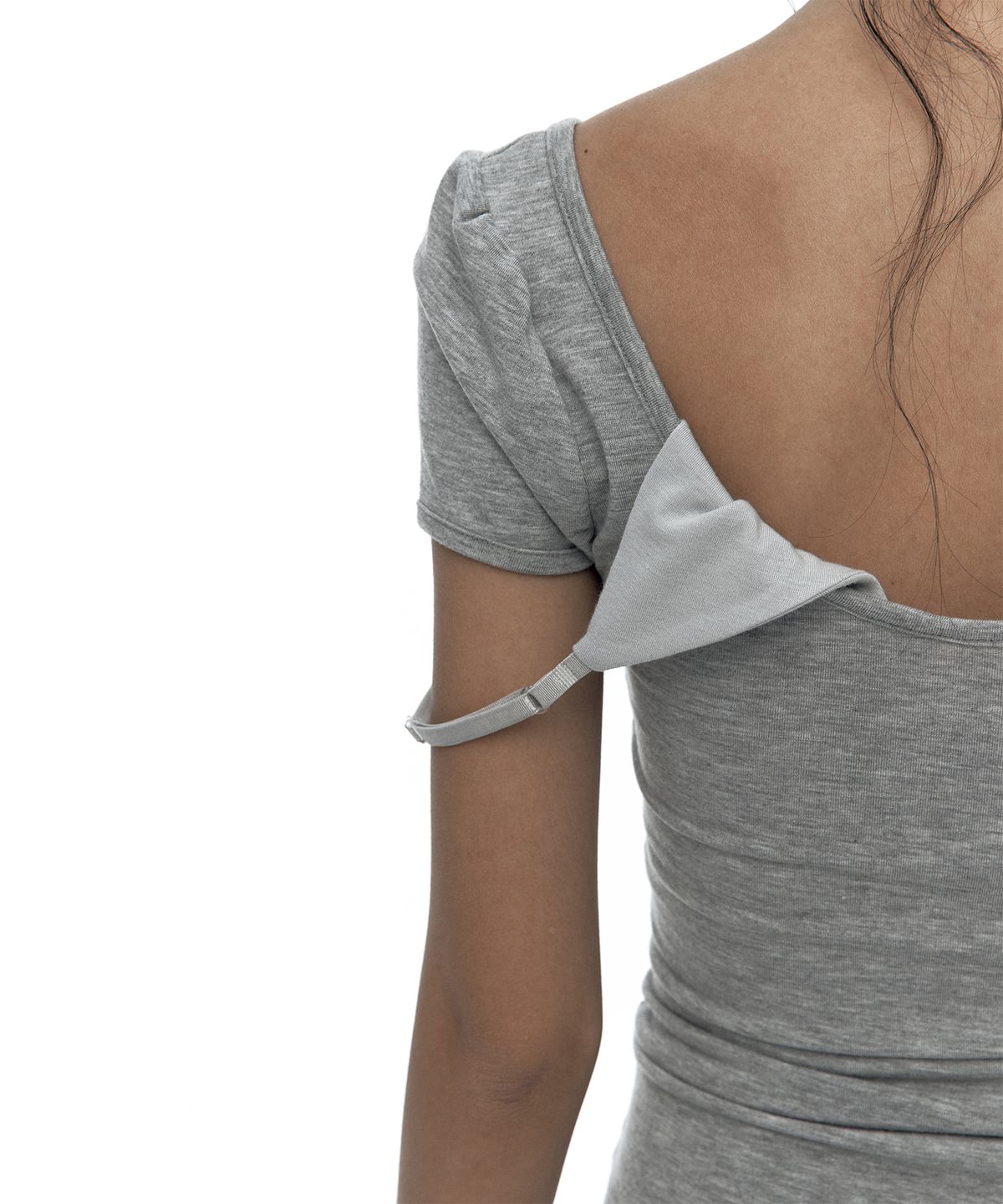 카시코(KASHIKO) Peek-a-boo Top Gray