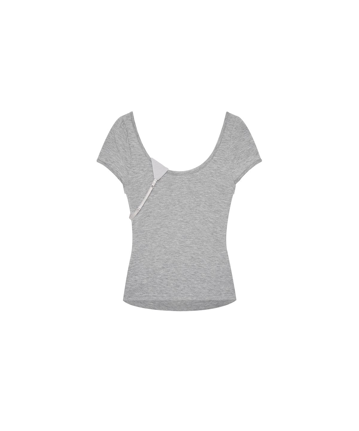 카시코(KASHIKO) Peek-a-boo Top Gray