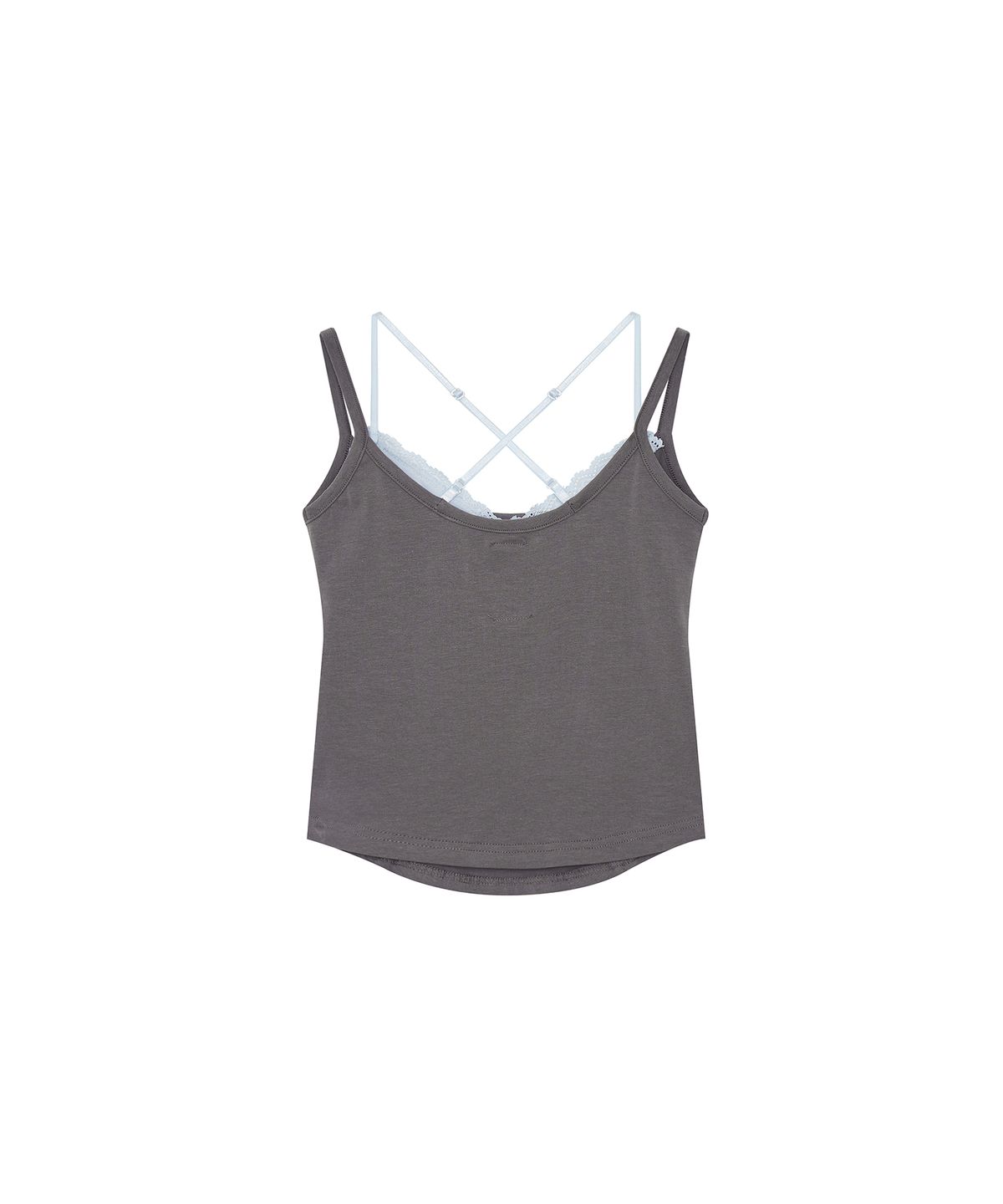 카시코(KASHIKO) Nessa Lace Top Gray