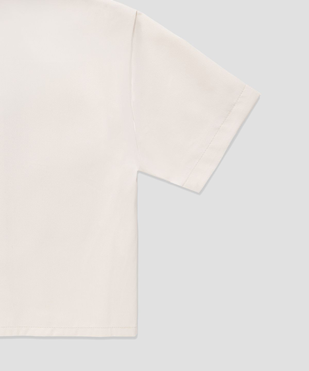 디키즈(DICKIES) 릴렉스드 크롭 워크 셔츠 Cream