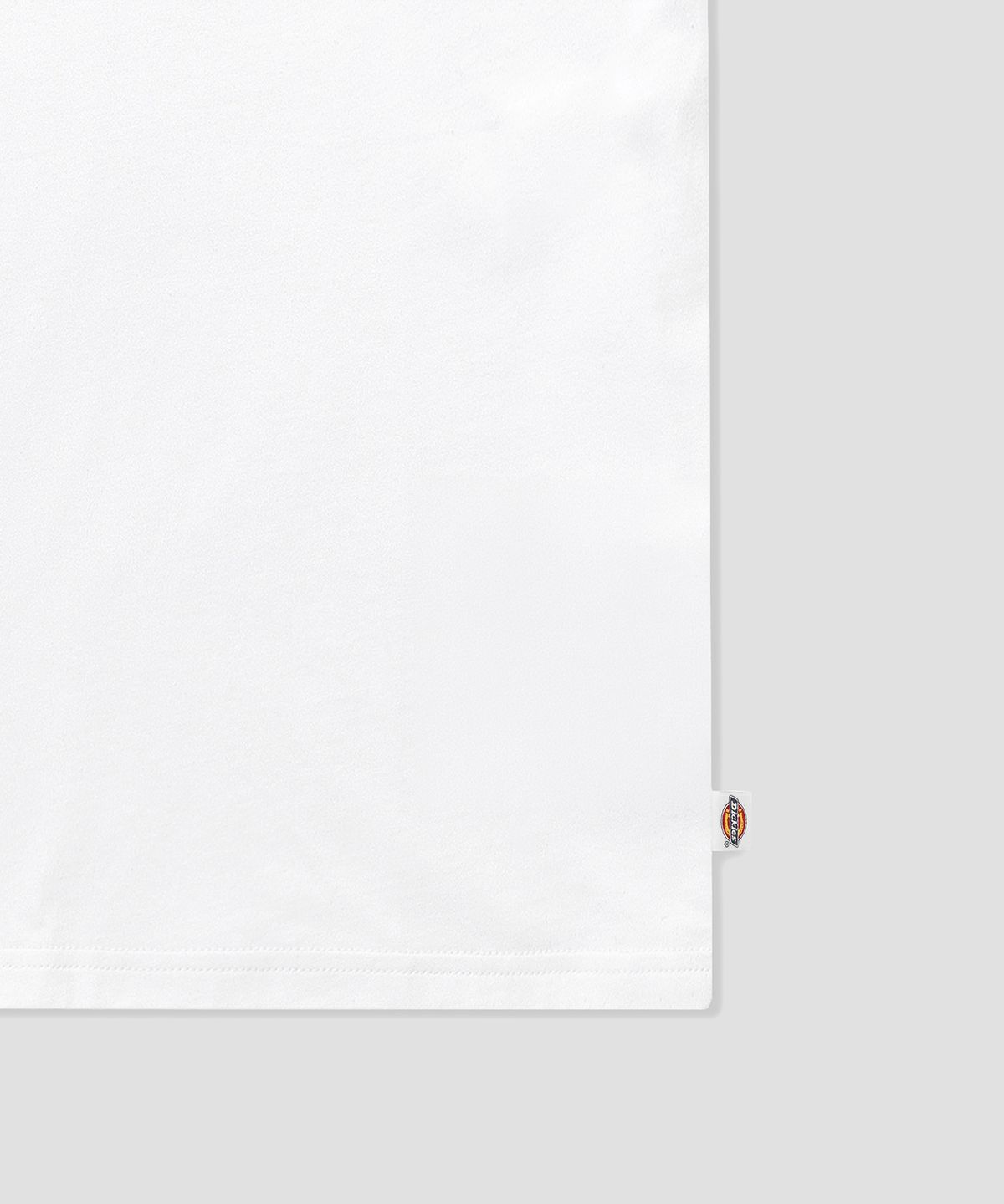 디키즈(DICKIES) 웨이브 로고 티셔츠 White