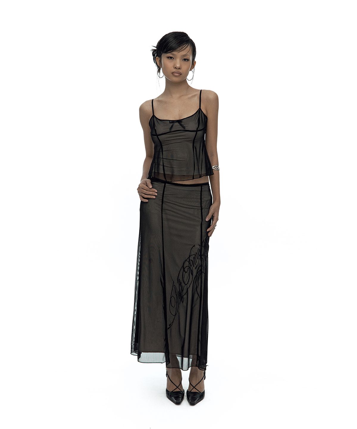 카시코(KASHIKO) Shanghai Sheer Top
