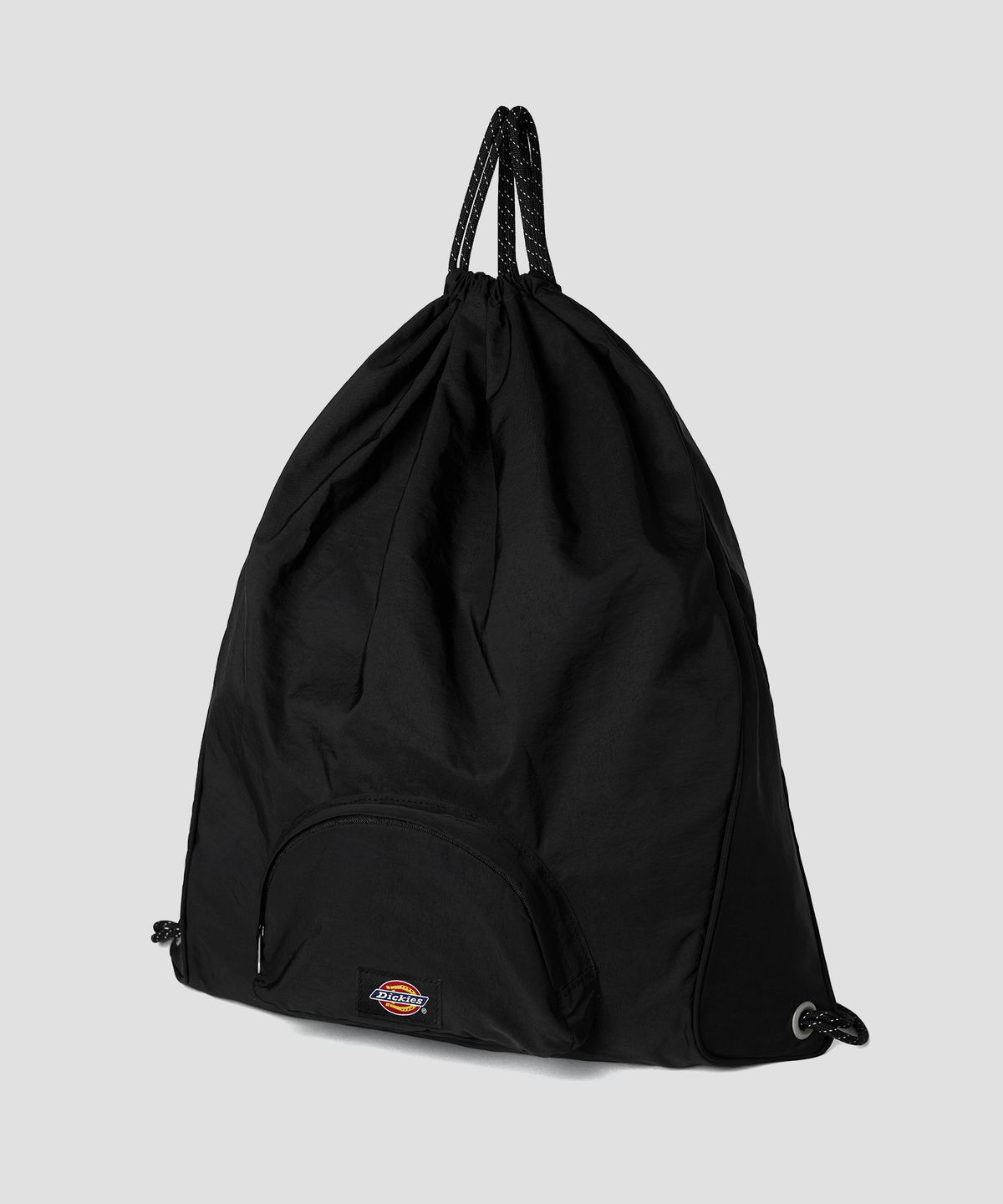 디키즈(DICKIES) 나일론 포켓 패커블 스트링 백 Black