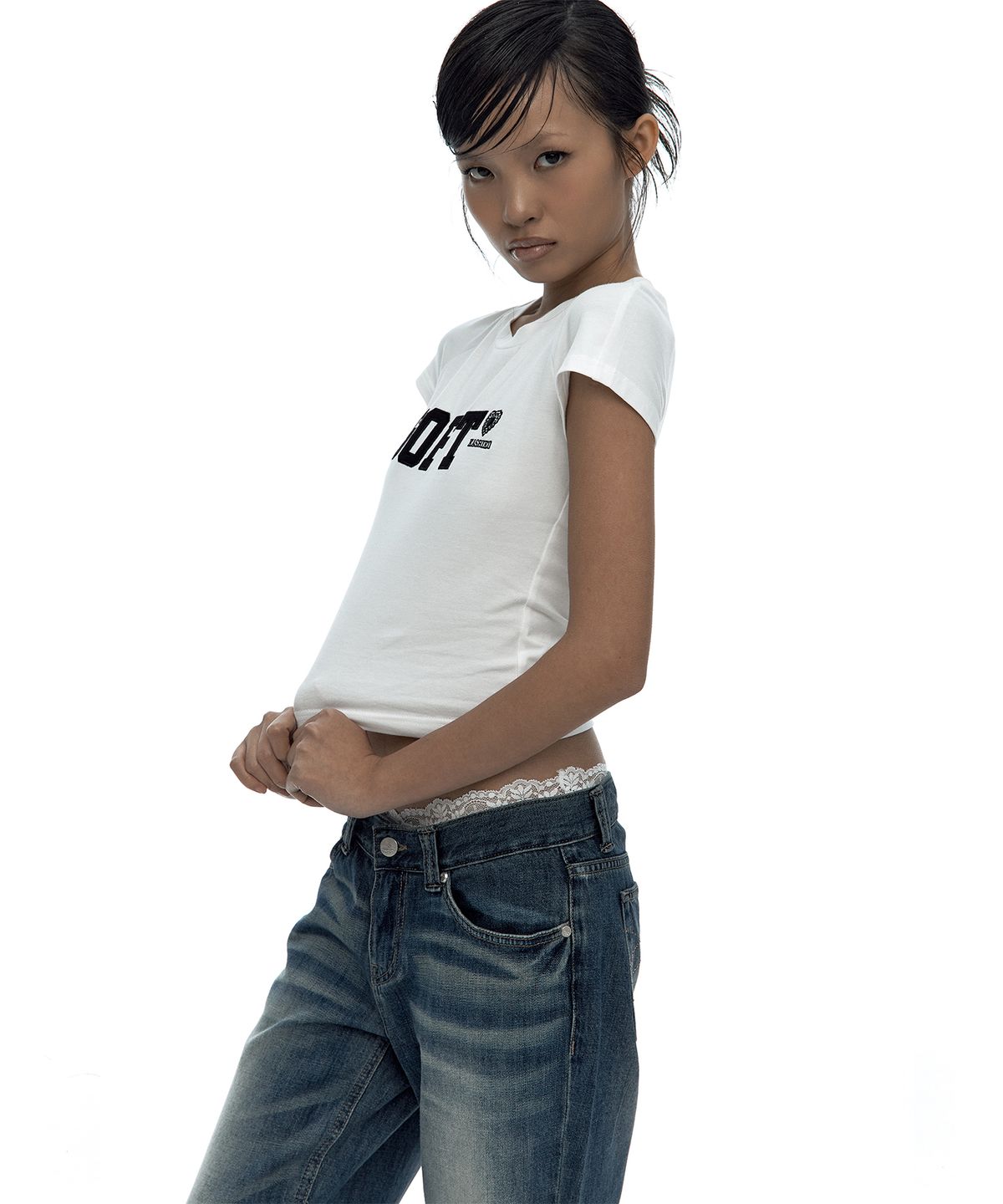 카시코(KASHIKO) SOFT Raglan Tee White