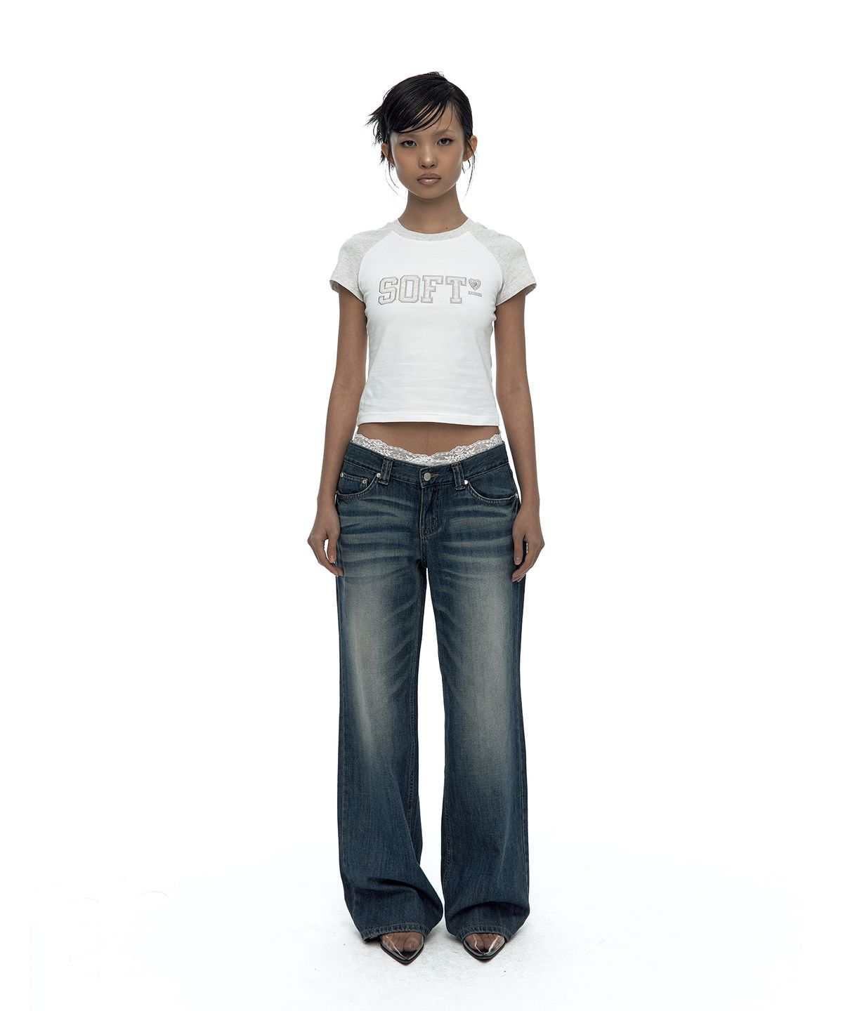 카시코(KASHIKO) SOFT Raglan Tee Oatmeal
