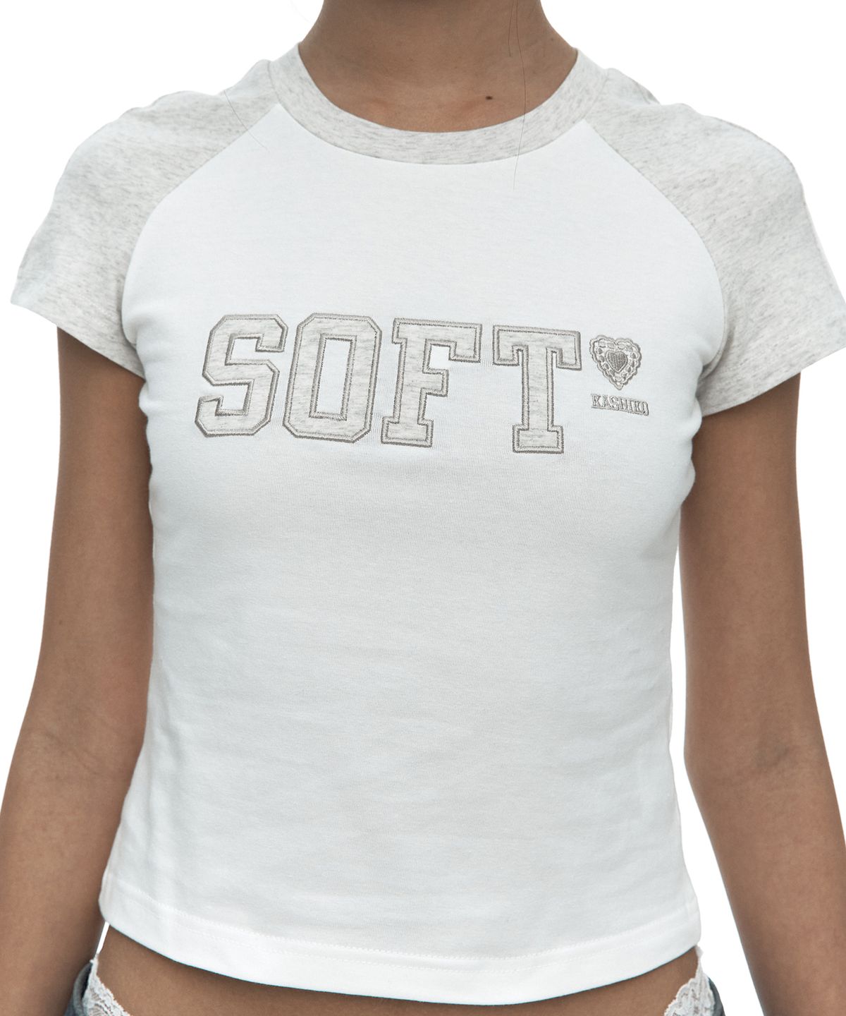 카시코(KASHIKO) SOFT Raglan Tee Oatmeal