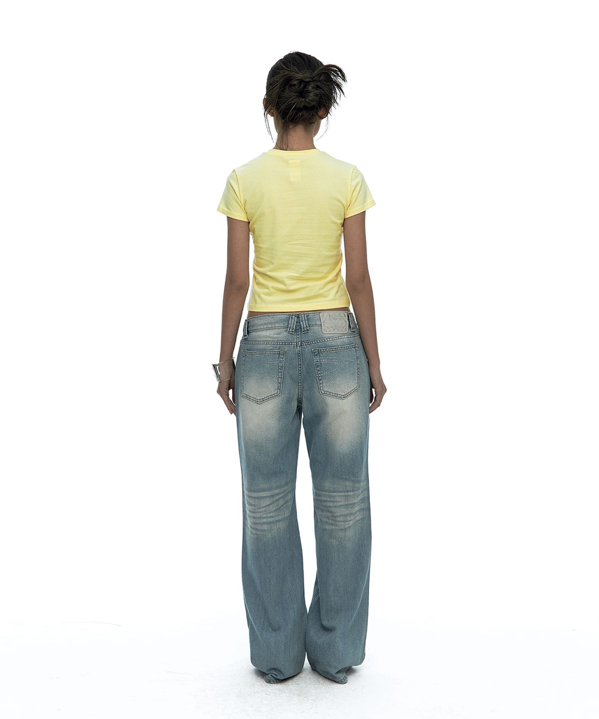 카시코(KASHIKO) Embossed Baby Tee Yellow