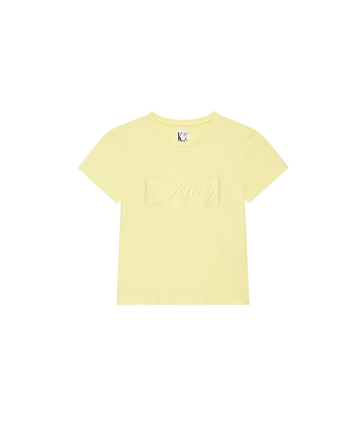 카시코(KASHIKO) Embossed Baby Tee Yellow