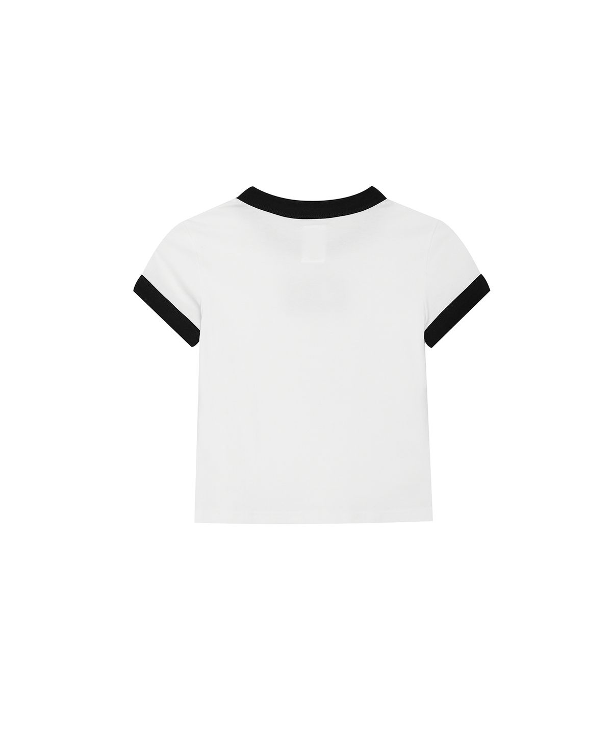 카시코(KASHIKO) Lace Embroidered Ringer Tee White