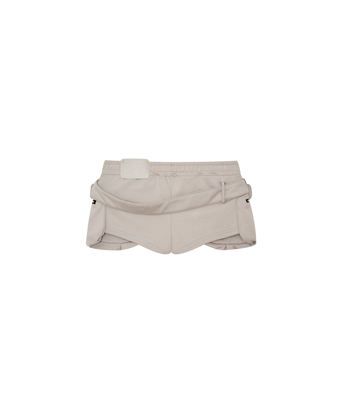 카시코(KASHIKO) Belted Pocket Shorts Gray
