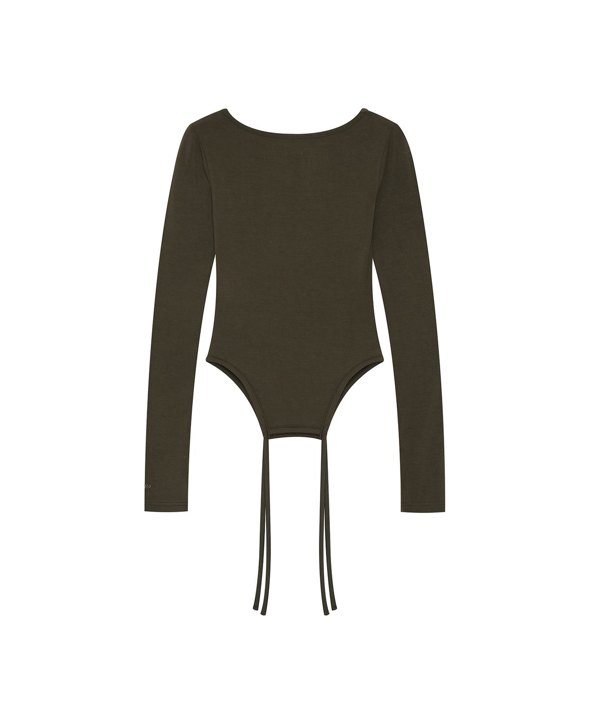 카시코(KASHIKO) Slinky Shirring Bodysuit Khaki