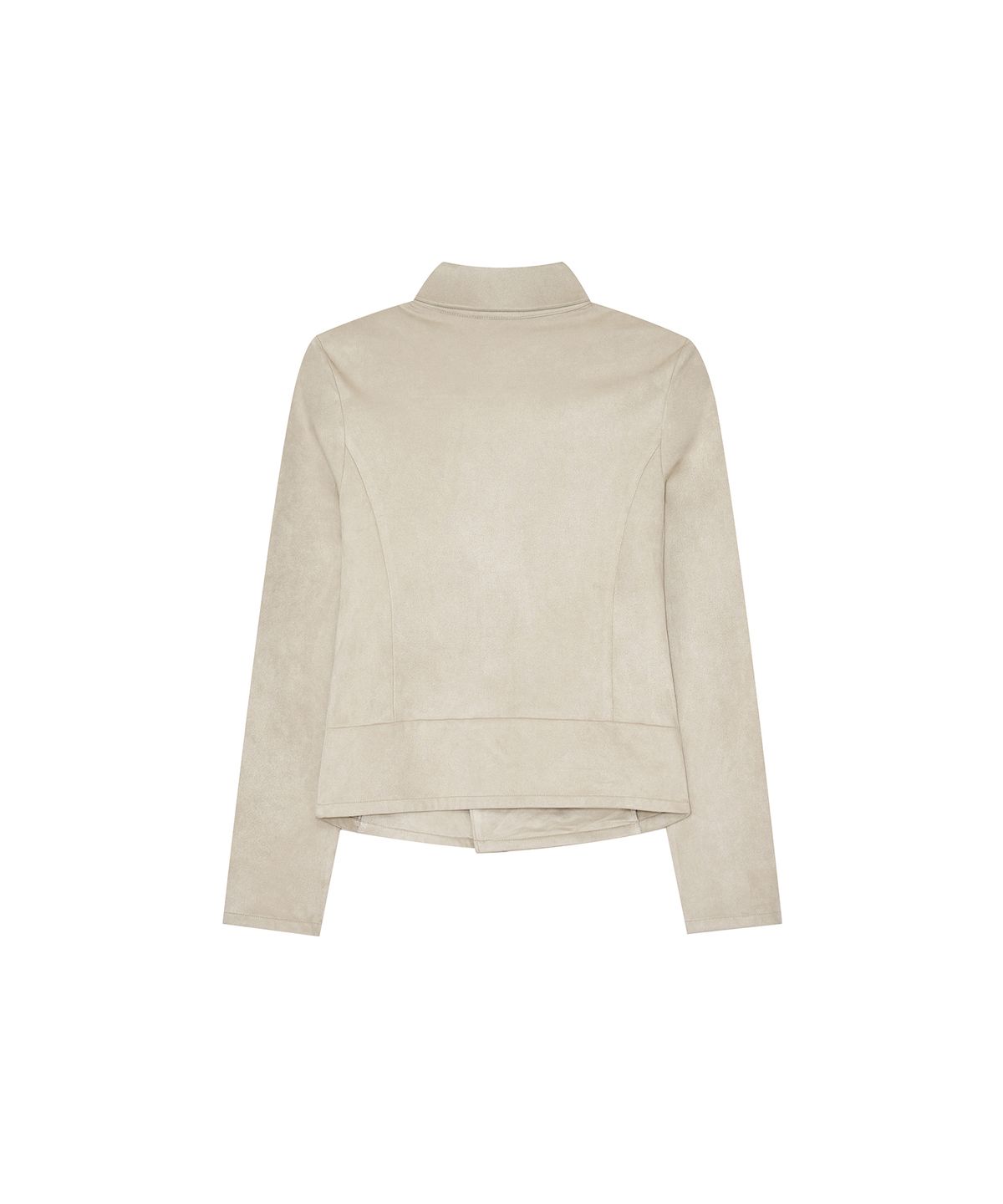 카시코(KASHIKO) Asymmetric Zip Napoleon Jacket Light Gray