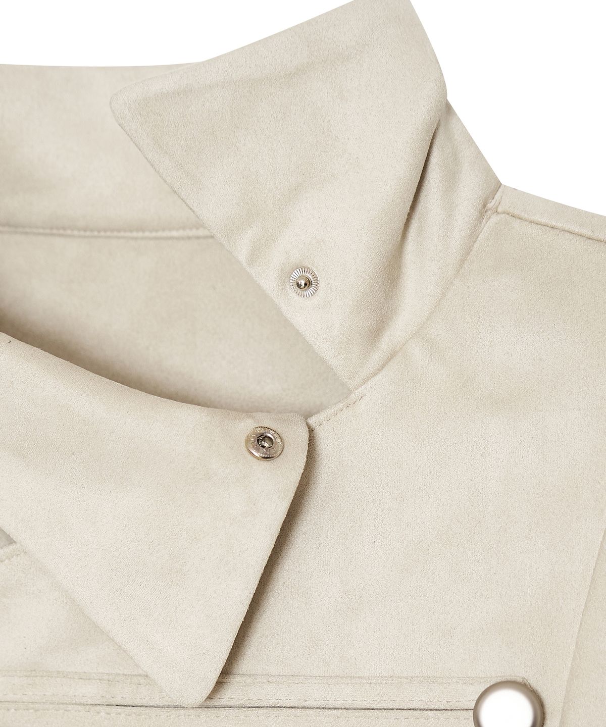 카시코(KASHIKO) Asymmetric Zip Napoleon Jacket Light Gray