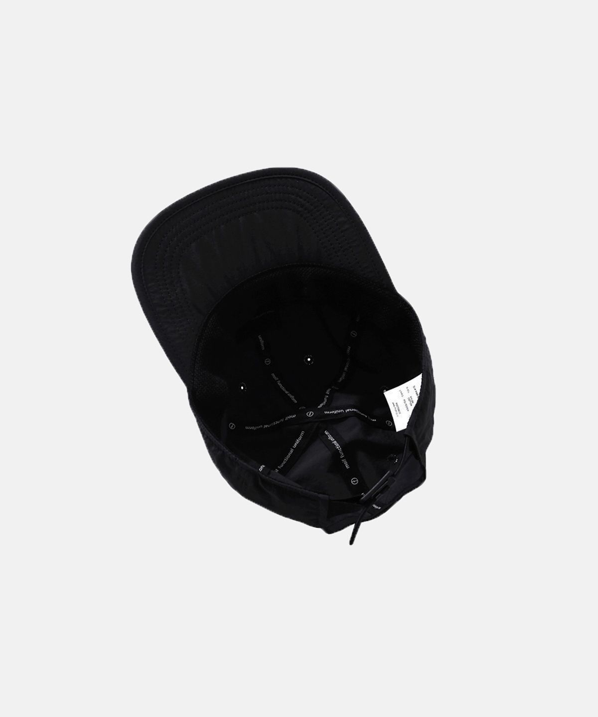 모이프(MOIF) [SS26] UNIFORM CAP / BLACK NC