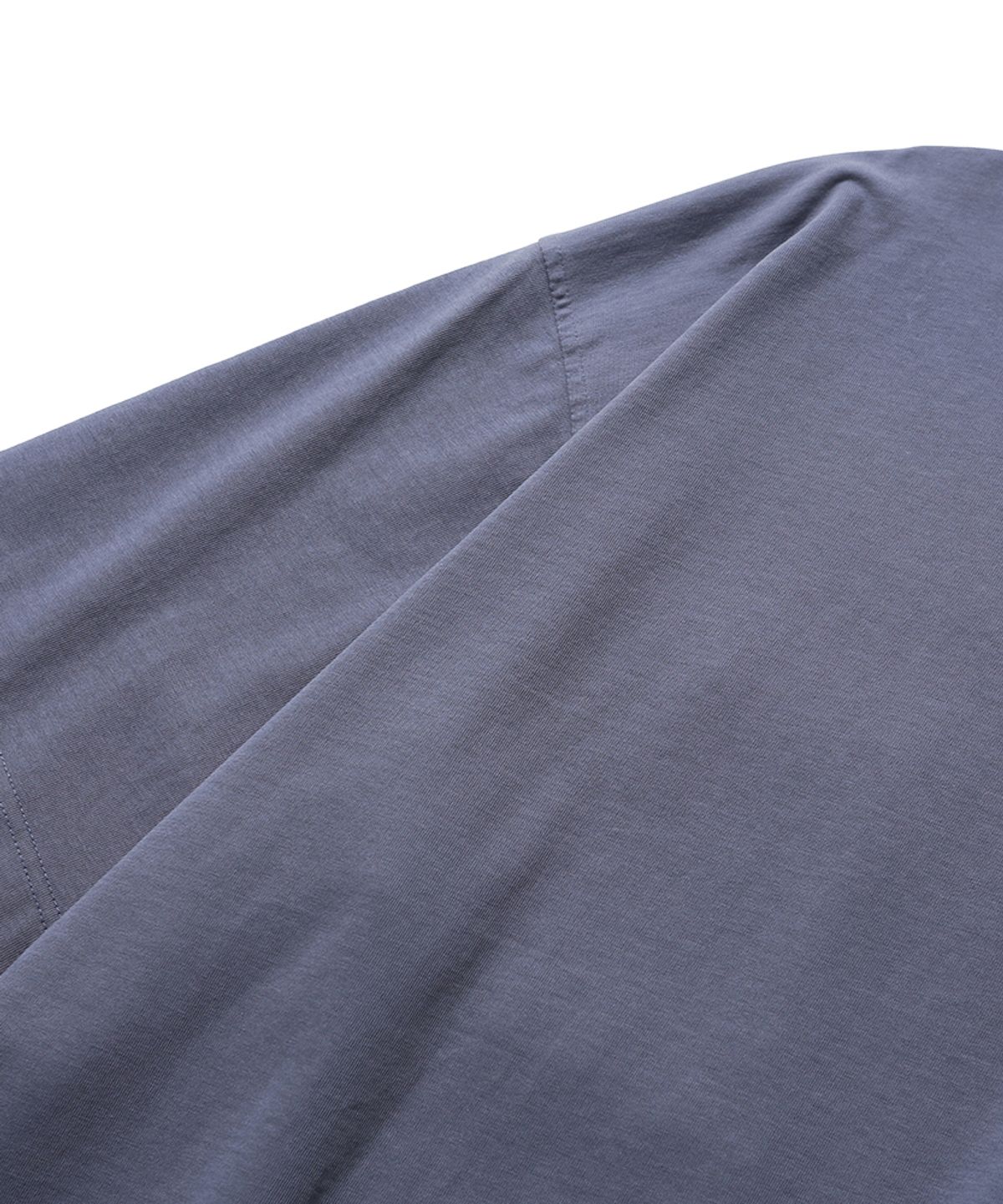 모이프(MOIF) [SS26] LAYERED VENT L/S TEE / AIR FORCE BLUE